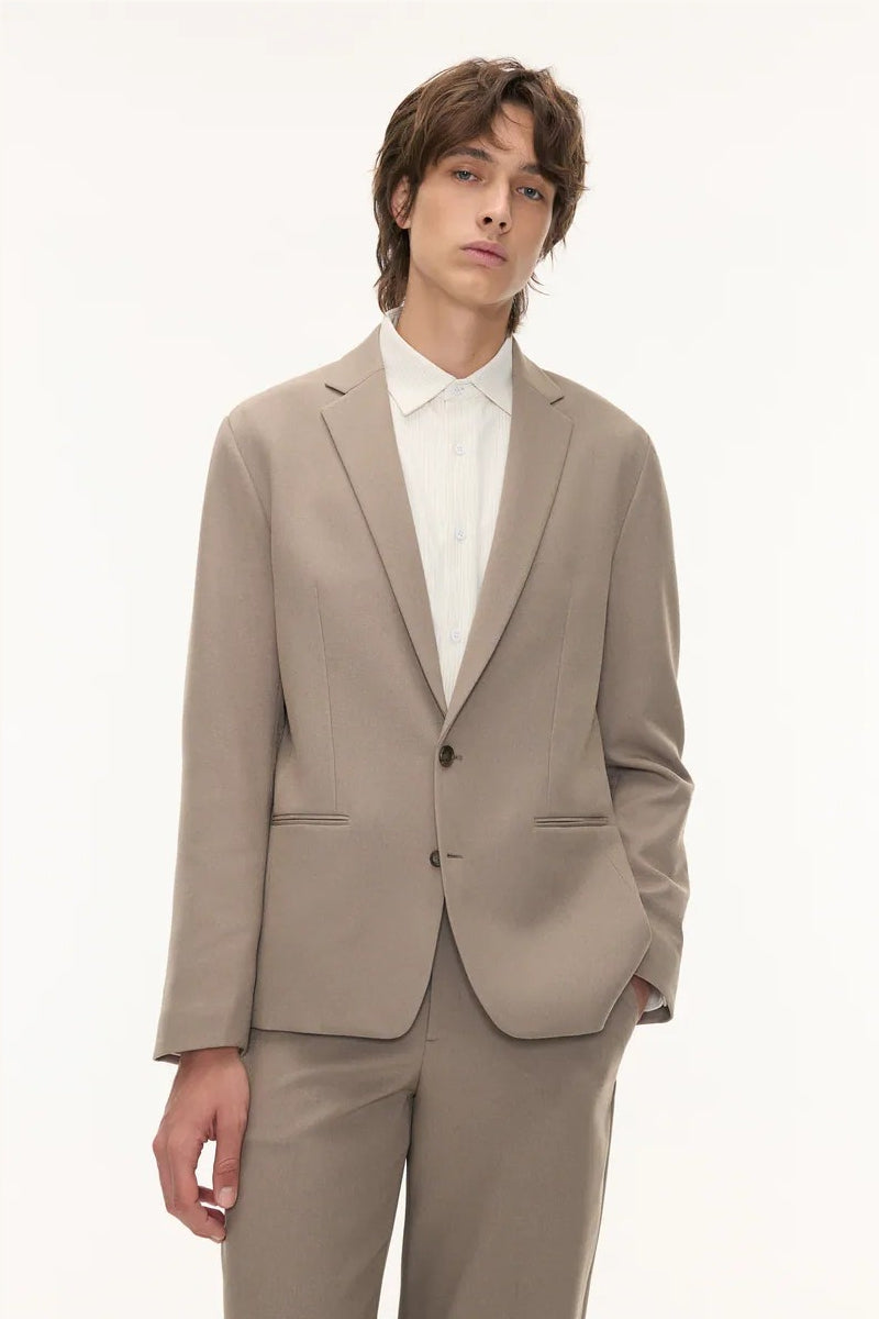 Direct From Brand,FYNE, FYNE Tan Wrinkle Resistant Blazer, Tan, Medium-42-TagMLarge-44-TagL