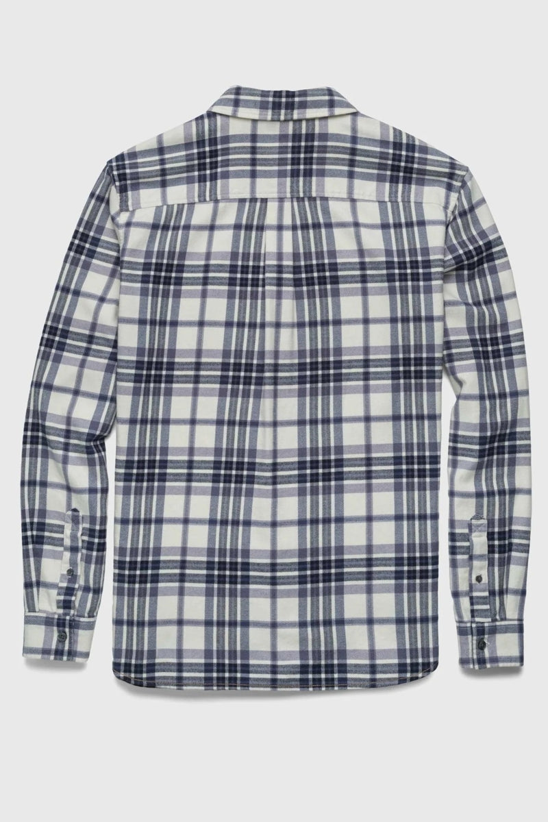 Wholesale,Surfside Supply, Surfside Supply Navy/White Brushed Flannel Plaid Overshirt, Blue, Small-40-TagSMedium-42-TagMLarge-46-TagLExtra Large-50-TagXL