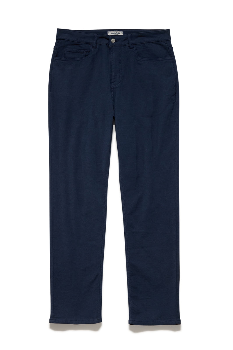 Wholesale,Flag & Anthem, Flag & Anthem Navy Stretch 5-pocket Straight Knit Jeans, Blue, 33W-32L-Tag33