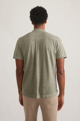 Marine Layer Green Vintage Heavy Slub Short Sleeve Shirt