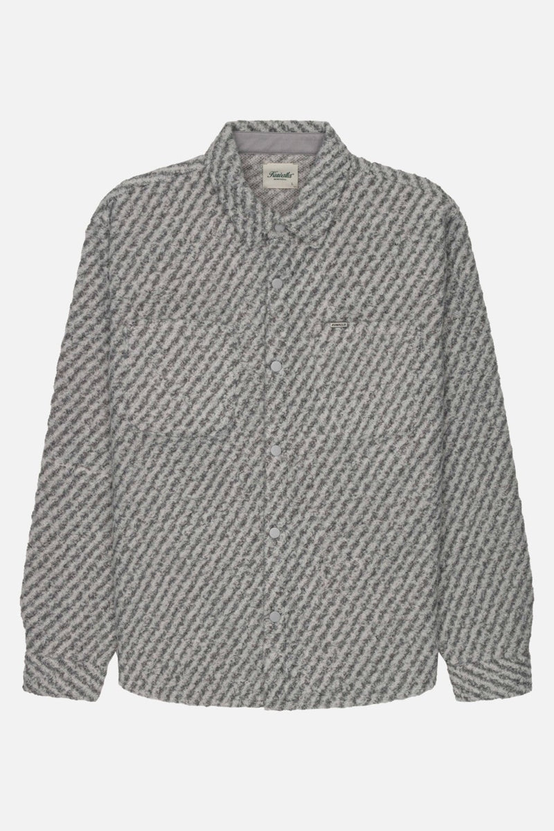 Wholesale,Kuwalla, Kuwalla Grey Jacquard Pattern Rugged Shacket, Grey, Extra Extra Large-50-TagXXL