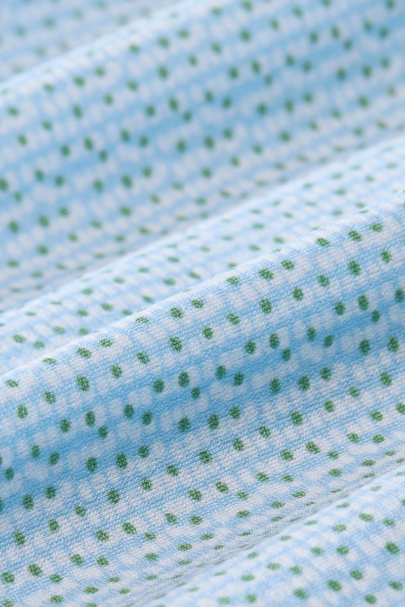 Wholesale,Mizzen + Main, Mizzen + Main Light Blue Circle Montage Classic Fit Shirt, Blue, Extra Extra Large-56-TagXXL