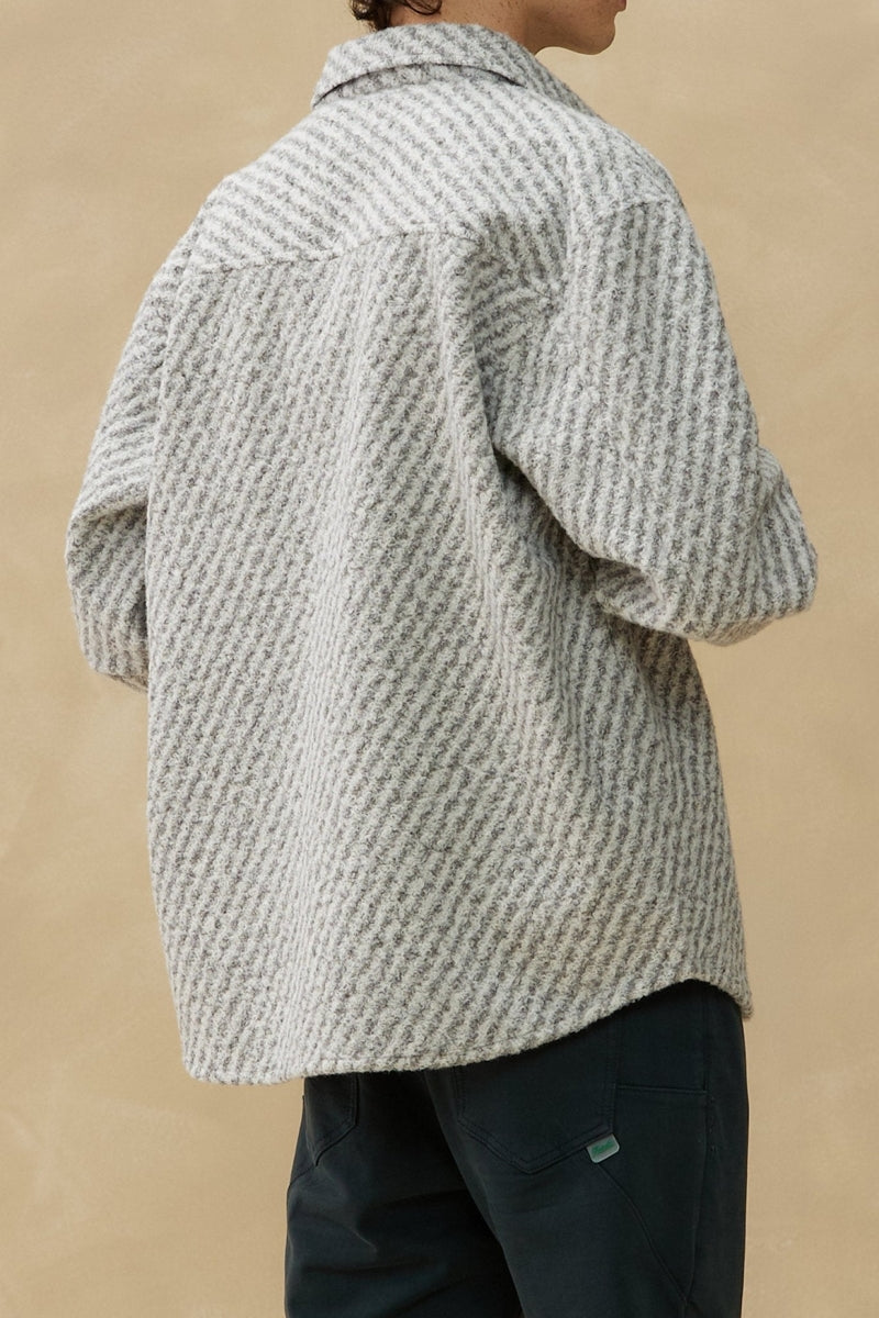 Wholesale,Kuwalla, Kuwalla Grey Jacquard Pattern Rugged Shacket, Grey, Small-42-TagSMedium-44-TagMLarge-46-TagLExtra Large-48-TagXLExtra Extra Large-50-TagXXL