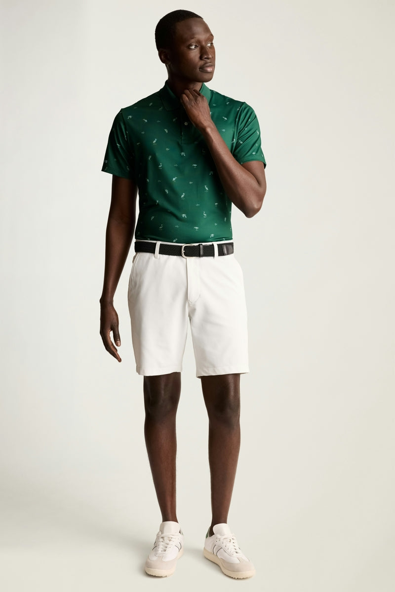 Wholesale,Bonobos, Bonobos Green Bird Print Performance UPF 50 Polo, Green, Medium-46-TagM