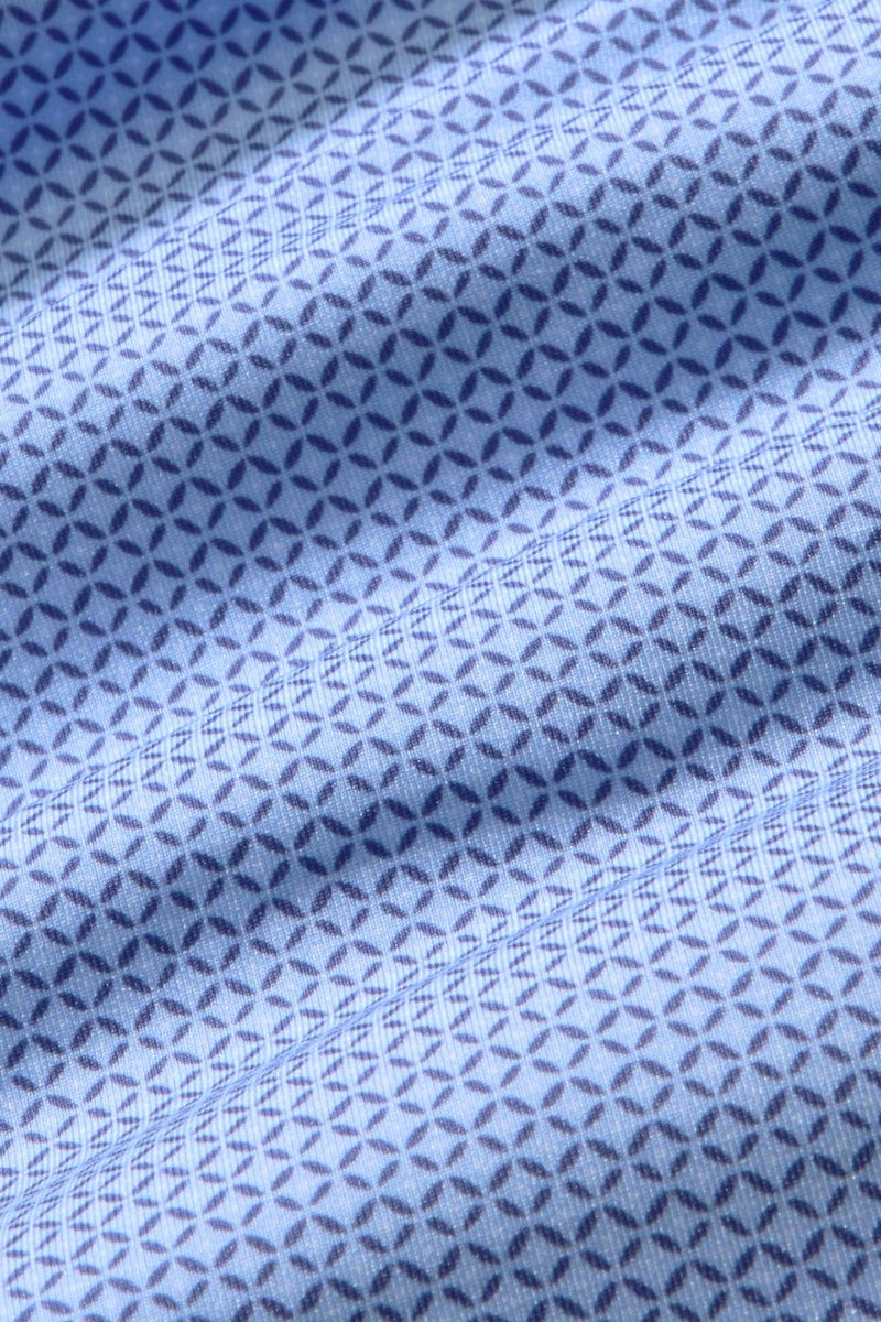 Wholesale,Mizzen + Main, Mizzen + Main Blue Tile Dot Performance Trim Fit Polo, Blue, Small-40-TagSMedium-42-TagMLarge-45-TagLExtra Large-48-TagXL