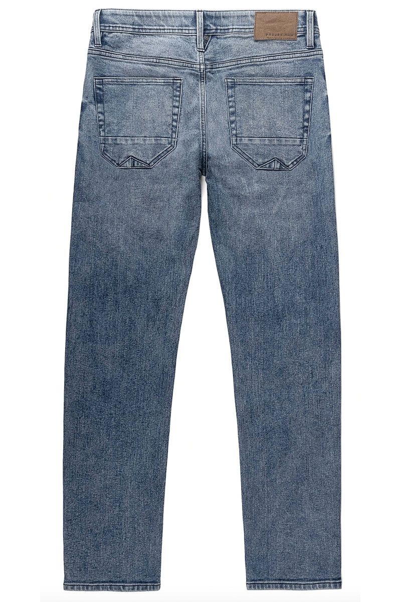 Wholesale,Projek Raw, Projek Raw Indigo Wash 5-Pocket Slim Fit Jeans, Blue, 33W-32L-Tag33