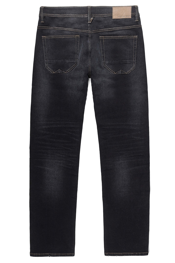 Wholesale,Projek Raw, Projek Raw Blue-Black Rinse 5-Pocket Slim Straight Jeans, Blue, 32W-32L-Tag32