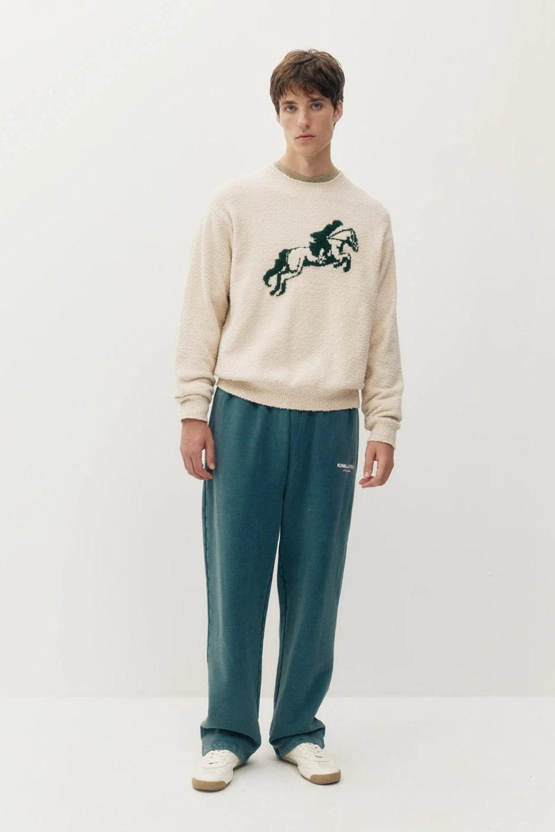 Wholesale,Kuwalla Tee, Kuwalla Tee Cream Boucle Knit Crew Sweater, Cream, Small-42-TagSMedium-45-TagMLarge-47-TagLExtra Large-49-TagXLExtra Extra Large-52-TagXXL