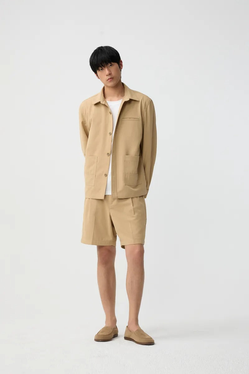 Wholesale,FYNE, FYNE Khaki UV Resistant Shorts, Tan, 32W-6L-TagM