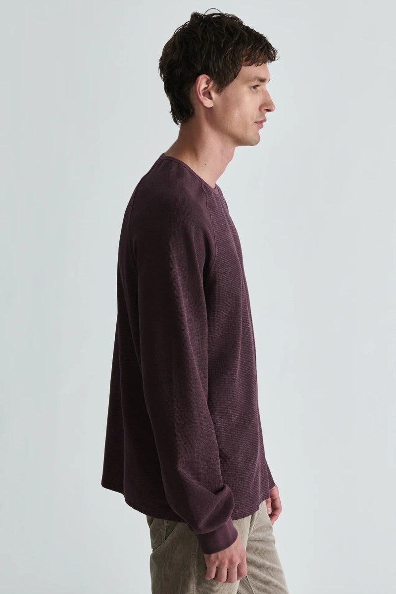 Wholesale,Mavi, Mavi Plum Interlock Raglan Garment Dyed T-Shirt, Purple, Small-42-TagSMedium-44-TagMLarge-46-TagLExtra Large-48-TagXLExtra Extra Large-51-TagXXL