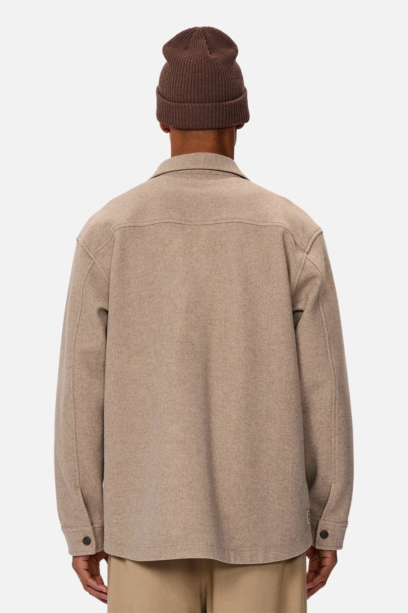 Wholesale,INDUSTRIE AUSTRALIA, INDUSTRIE AUSTRALIA Taupe Brushed Shacket, Tan, Medium-46-TagMLarge-48-TagLExtra Large-50-TagXLSmall-44-TagS