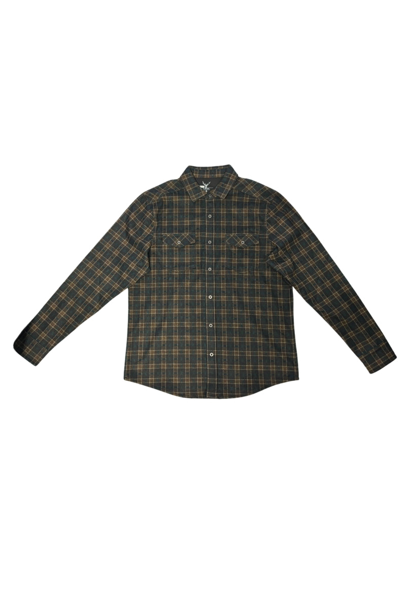 Wholesale,Nicoby Age of Wisdom, Nicoby Age of Wisdom Walnut Plaid Flannel Shirt, Brown, Small-41-TagS