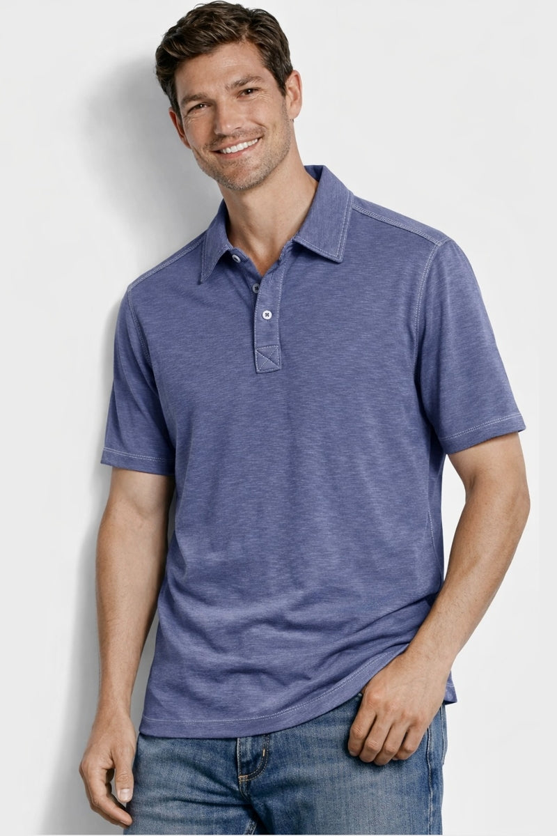 Wholesale,Nicoby Age of Wisdom, Nicoby Age of Wisdom Dusty Purple Modal Polo, Purple, Large-44-TagL