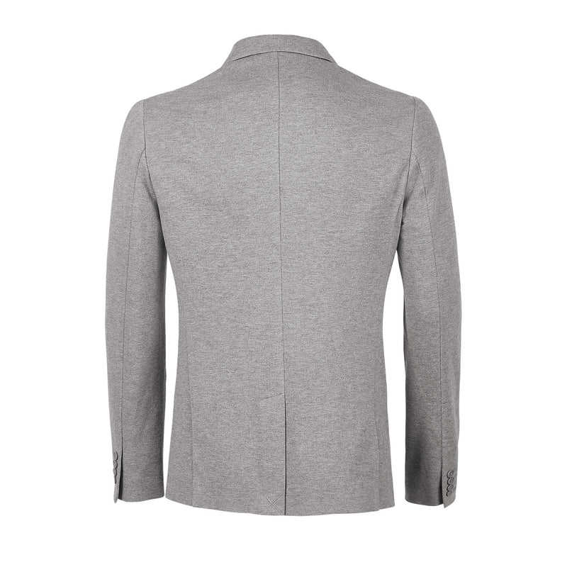 NEOBLU Grey Piqué Lightweight Casual Blazer