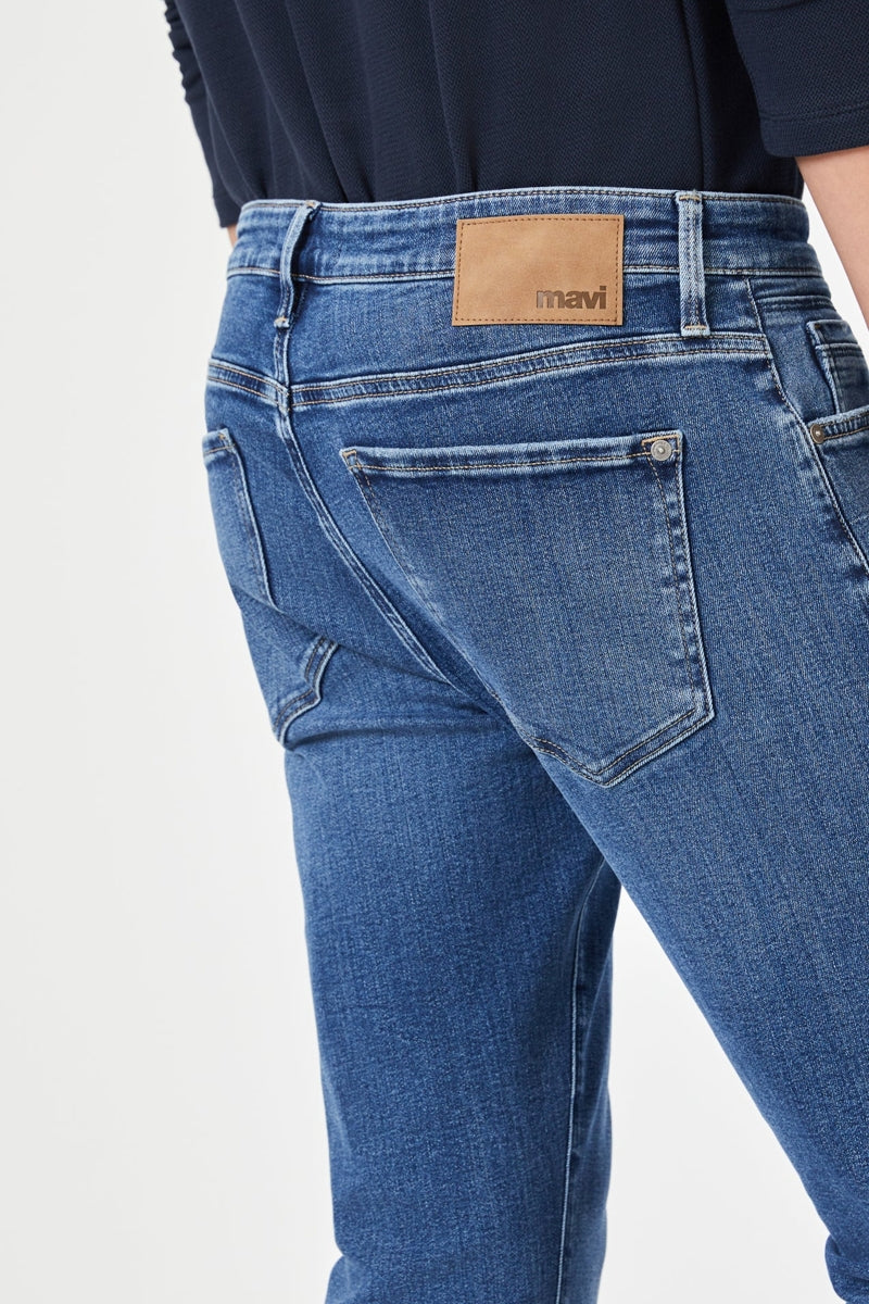 Wholesale,Mavi, Mavi Ocean Organic Vintage Zach Straight Leg Jeans, Blue, 32W-32L-Tag32