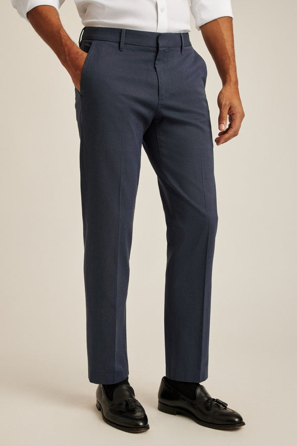 Bonobos Steel Blue Slim Stretch Yarn Dye Dress Pants