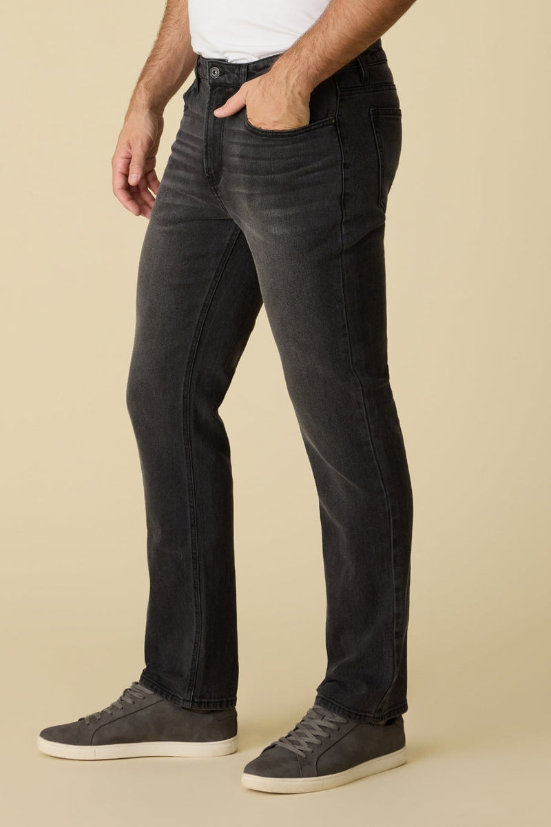 Wholesale,Flag & Anthem, Flag & Anthem Black Wash Baytown Nashville Straight Cooling Jeans, Black, 38W-30L-Tag38