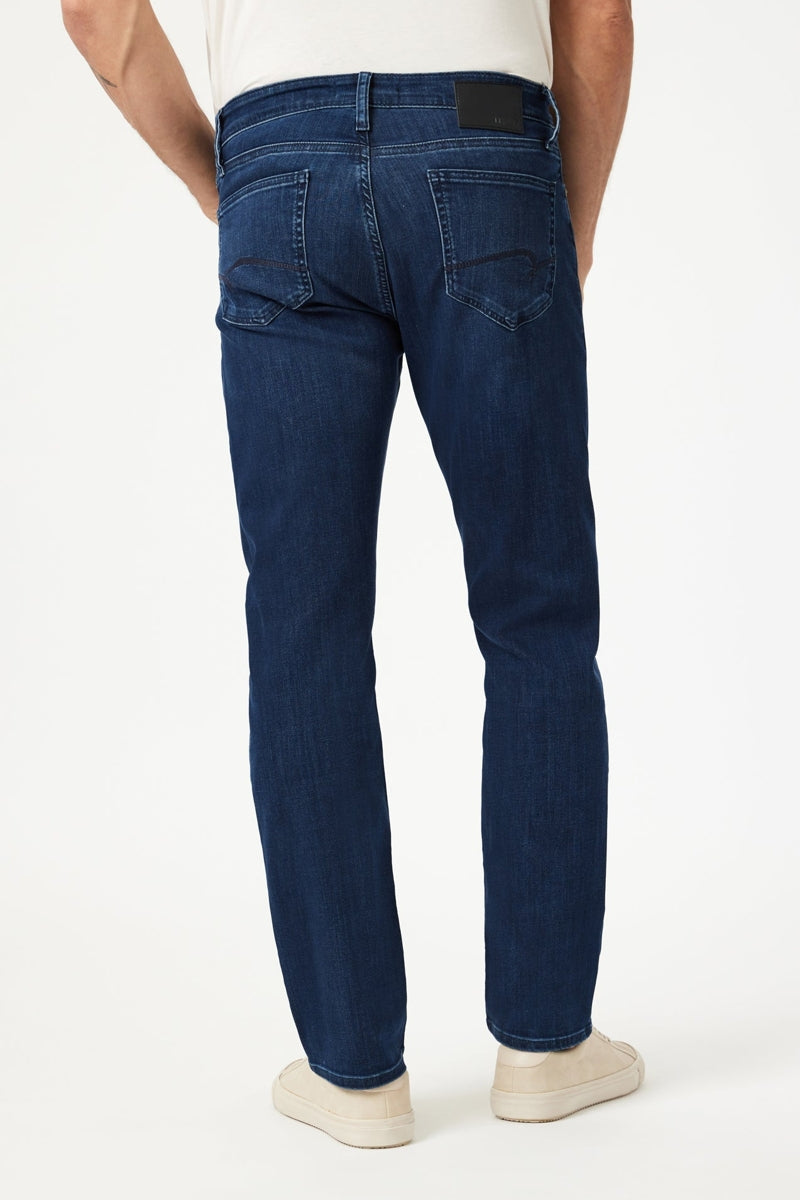 Wholesale,Mavi, Mavi Deep Brushed Supermove Zach Straight Leg Jeans, Blue, 31W-32L-Tag31
