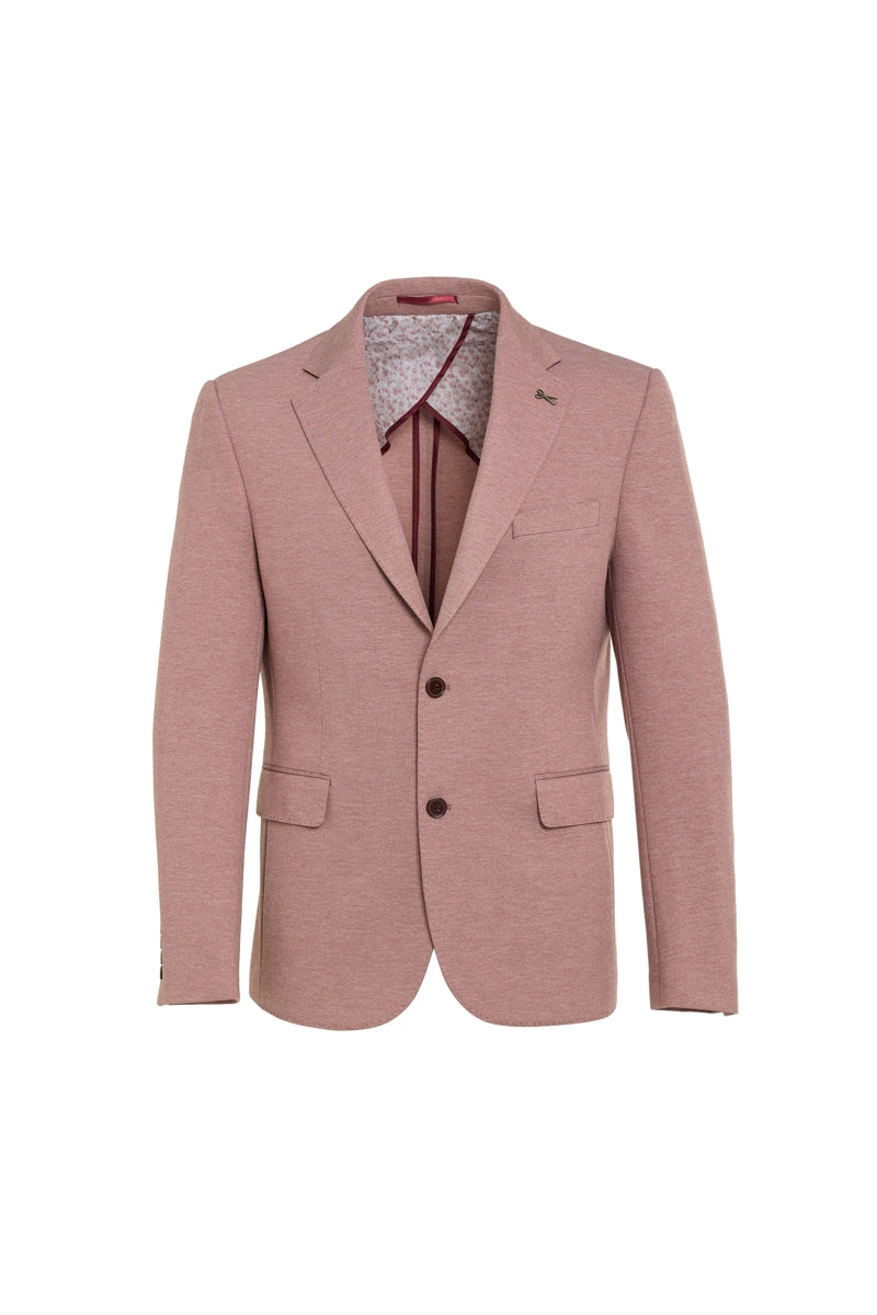 Wholesale,Luchiano Visconti, Luchiano Visconti Rose Knit Pique Performance Blazer, Pink, Extra Large-46-Tag46