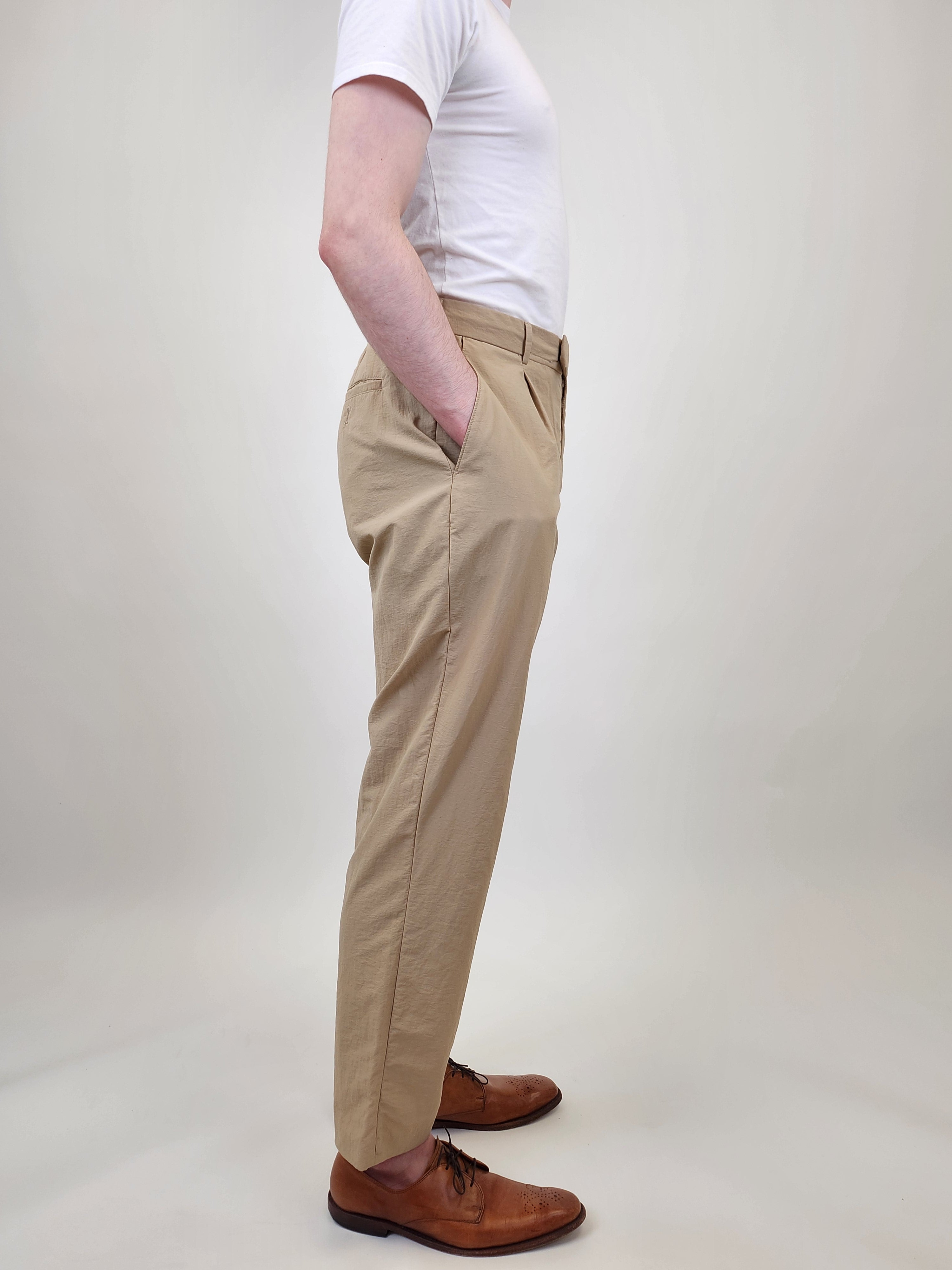 Brand Partner,Sons+Fathers, Sons + Fathers Tan Relaxed Nylon Trousers, , 