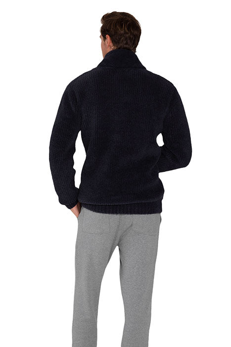 Otrium,Barefoot Dreams, Barefoot Dreams Navy Cozychic Lite Shawl Collar Pullover, Blue, Extra Large-46-TagXLMedium-45-TagM
