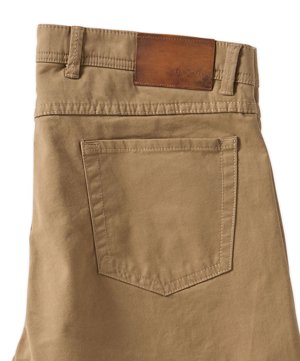 Brand Partner,Borgo28, Borgo28 (Ballin) Tan Stretch Cotton Twill 5-pocket Pant, Tan, 34W-35L-Tag34