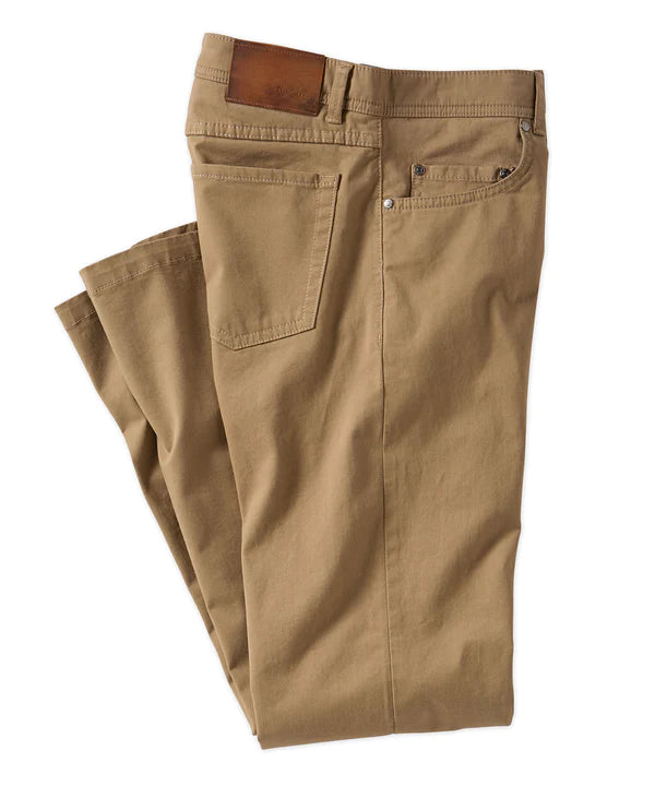 Borgo28 (Ballin) Tan Stretch Cotton Twill 5-pocket Pant