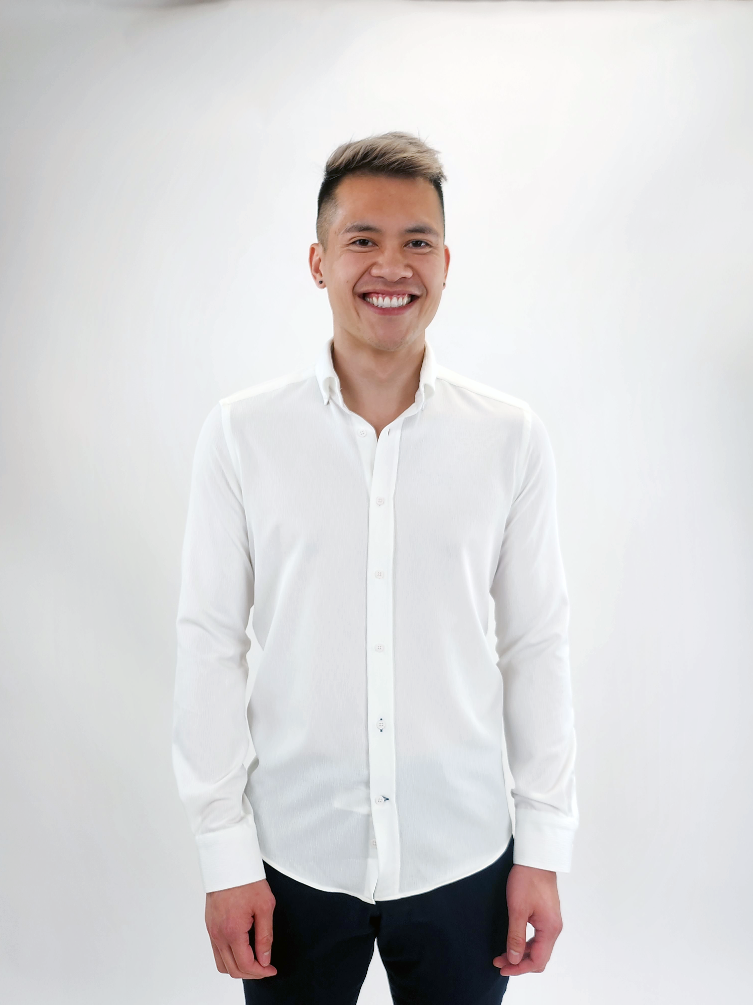 Wholesale,Jakamen, Jakamen Cream Crinkle Textured Slim Fit Long Sleeve Button Up Shirt, Cream, Extra Large-45-TagXXL