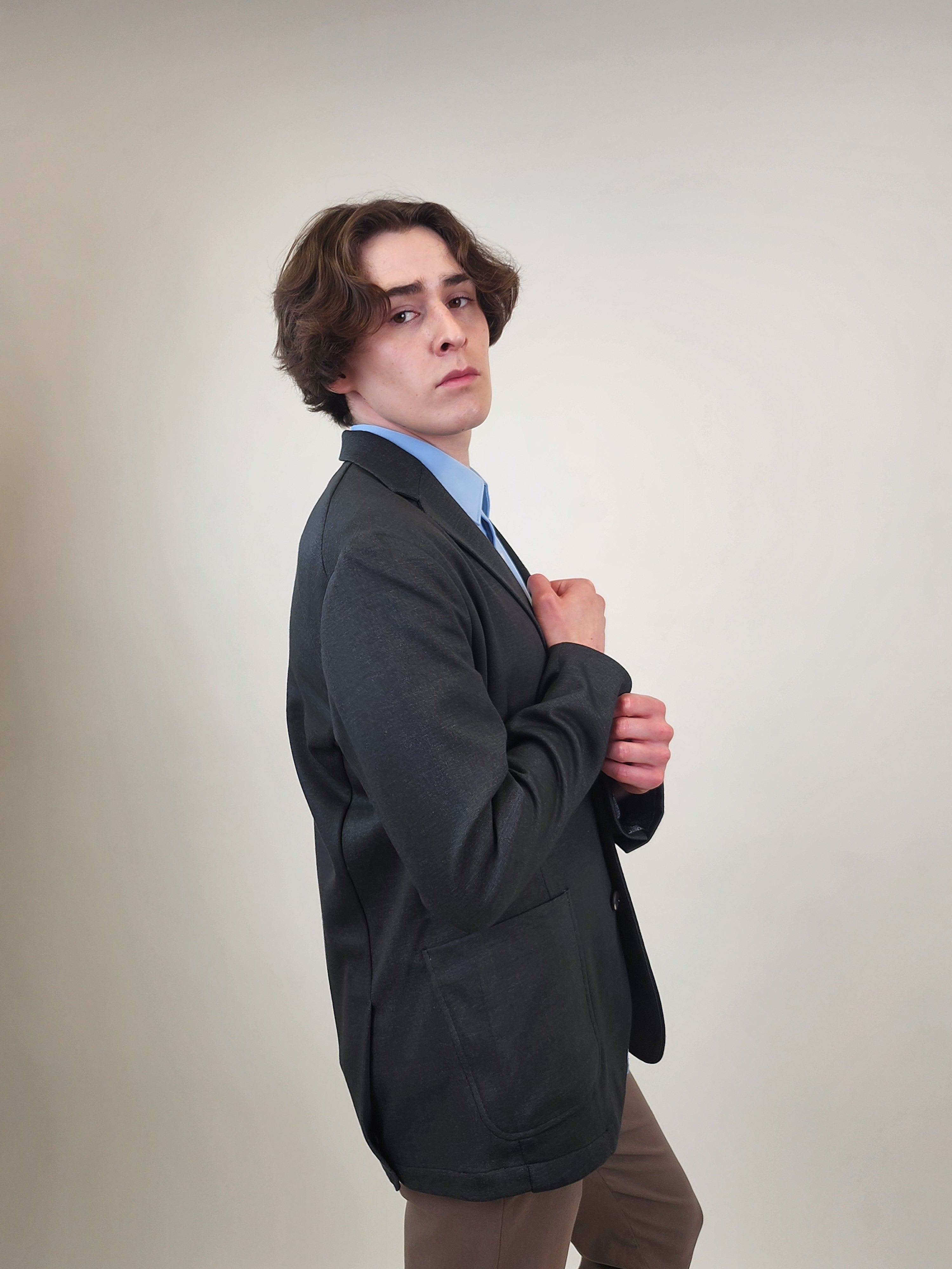 Wholesale,Nicoby Age of Wisdom, Nicoby Age of Wisdom Black Knit Blazer, Black, Medium-42-TagMLarge-44-TagLExtra Large-46-TagXLExtra Extra Large-48-TagXXL