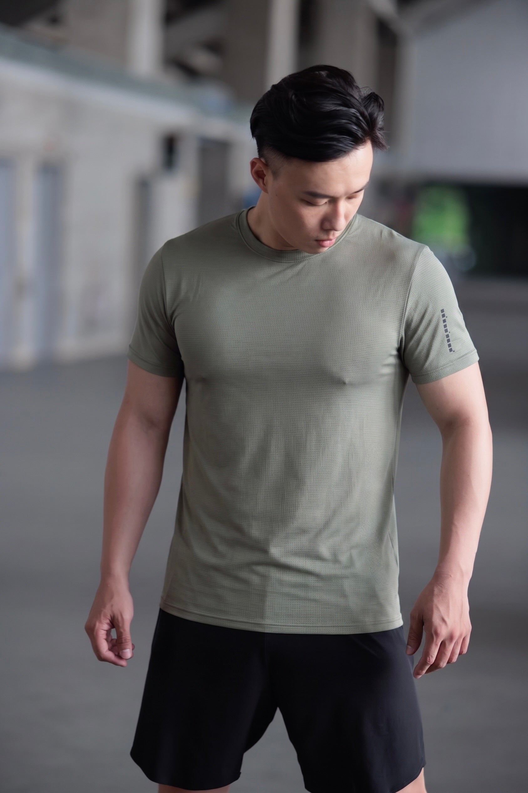 Brand Partner,2124Fit, 2124Fit AERODRY Green Performance Tee, Green, Large-46-TagL