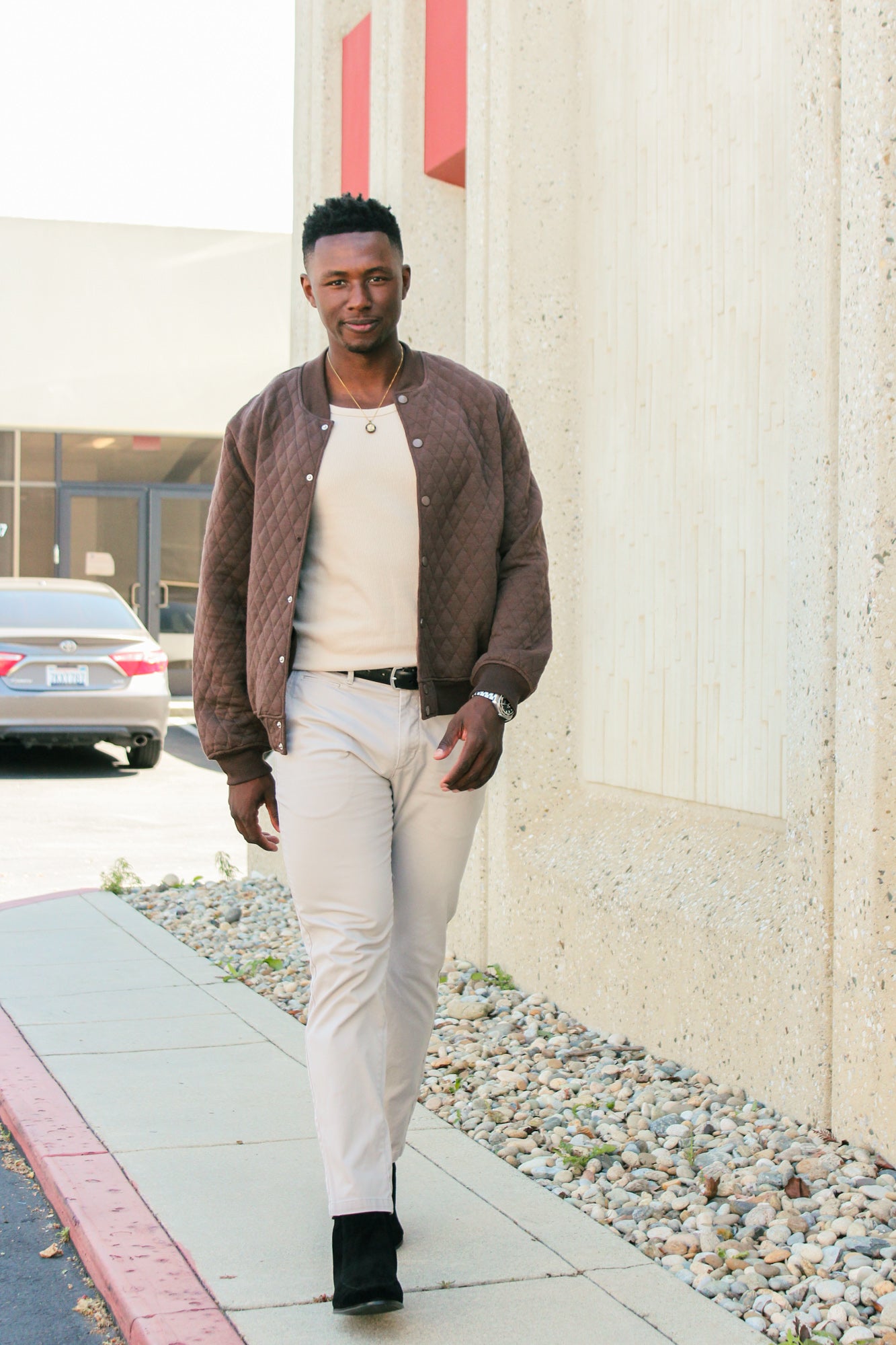 Faire,Perk, Perk Light Khaki Slim Fit Chinos, Tan, 33W-30L-Tag33