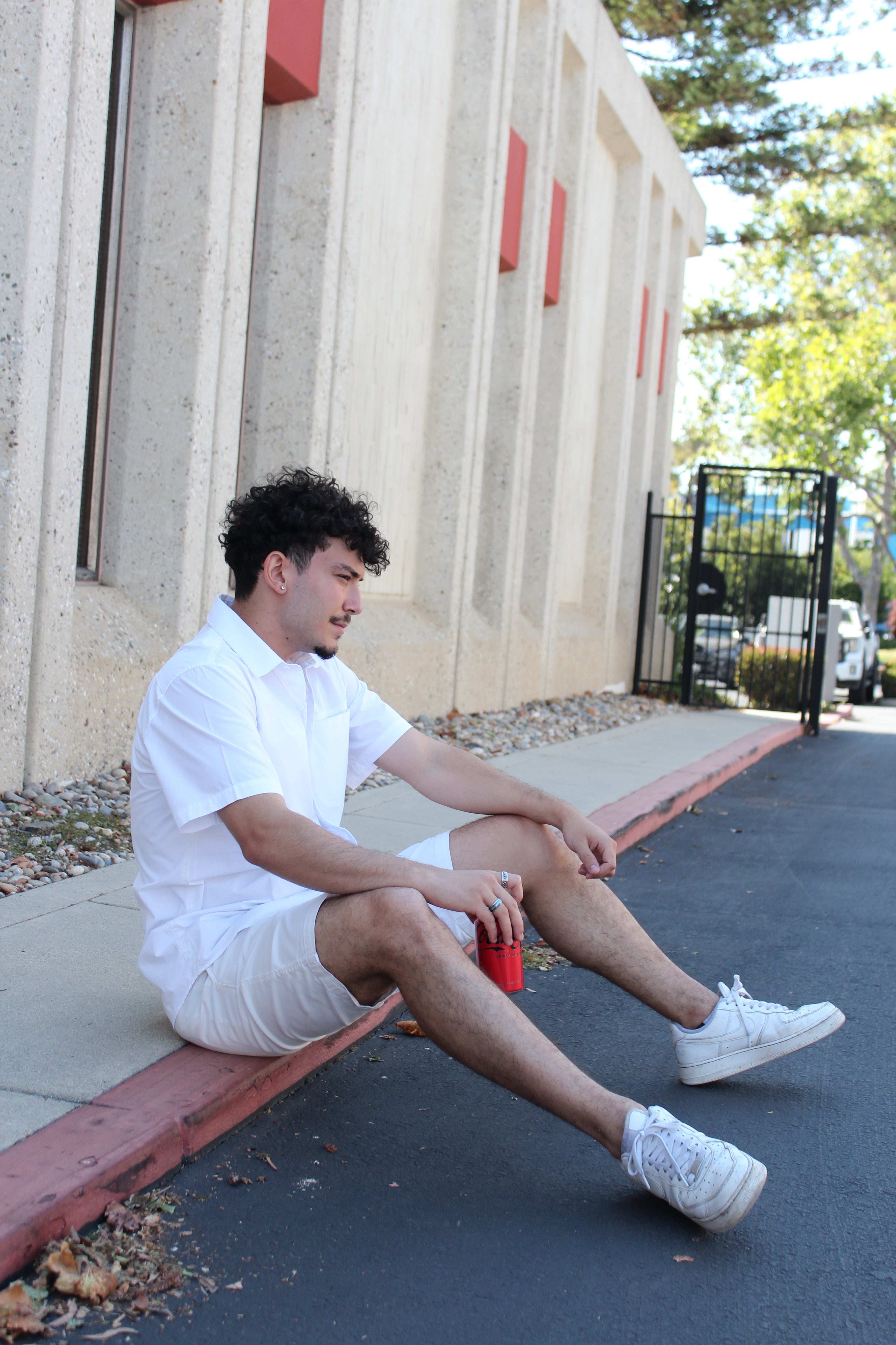 Nordstorm Rack,NN07, NN07 White Linen Blend Short Sleeve Button Up Shirt, White, Medium-42-