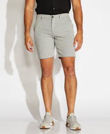 Civil Society Grey Herringbone Knit 7" Shorts