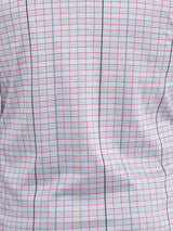 ,Maceoo, Maceoo Grey Plaid Polo with Monkey Print Contrast, Grey, Medium-41-TagM