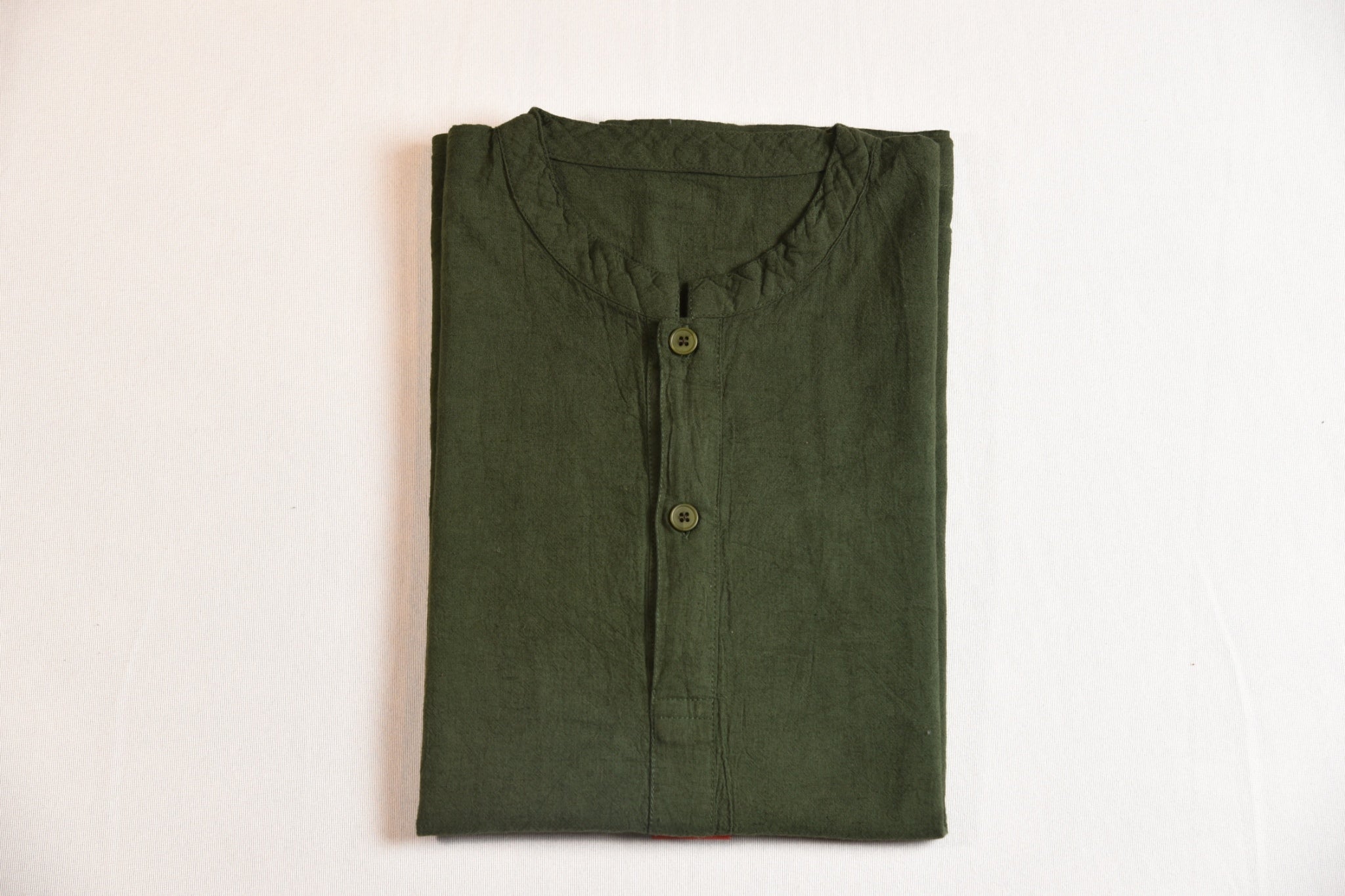 Brand Partner,Shixi, Shixi Green Linen Tunic, Green, Extra Large-51-TagXL