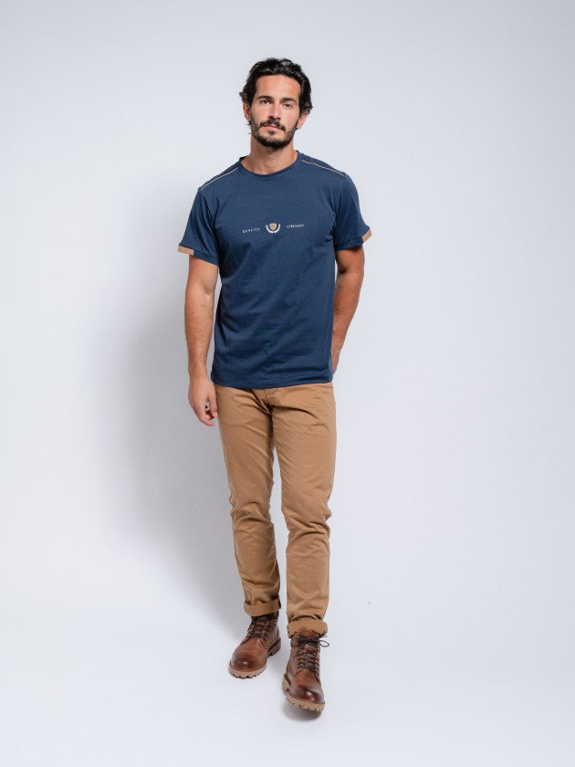 Faire,SMF, SMF Caramel Brown Slim Fit Chino Pant, Brown, 34W-34L-Tag36