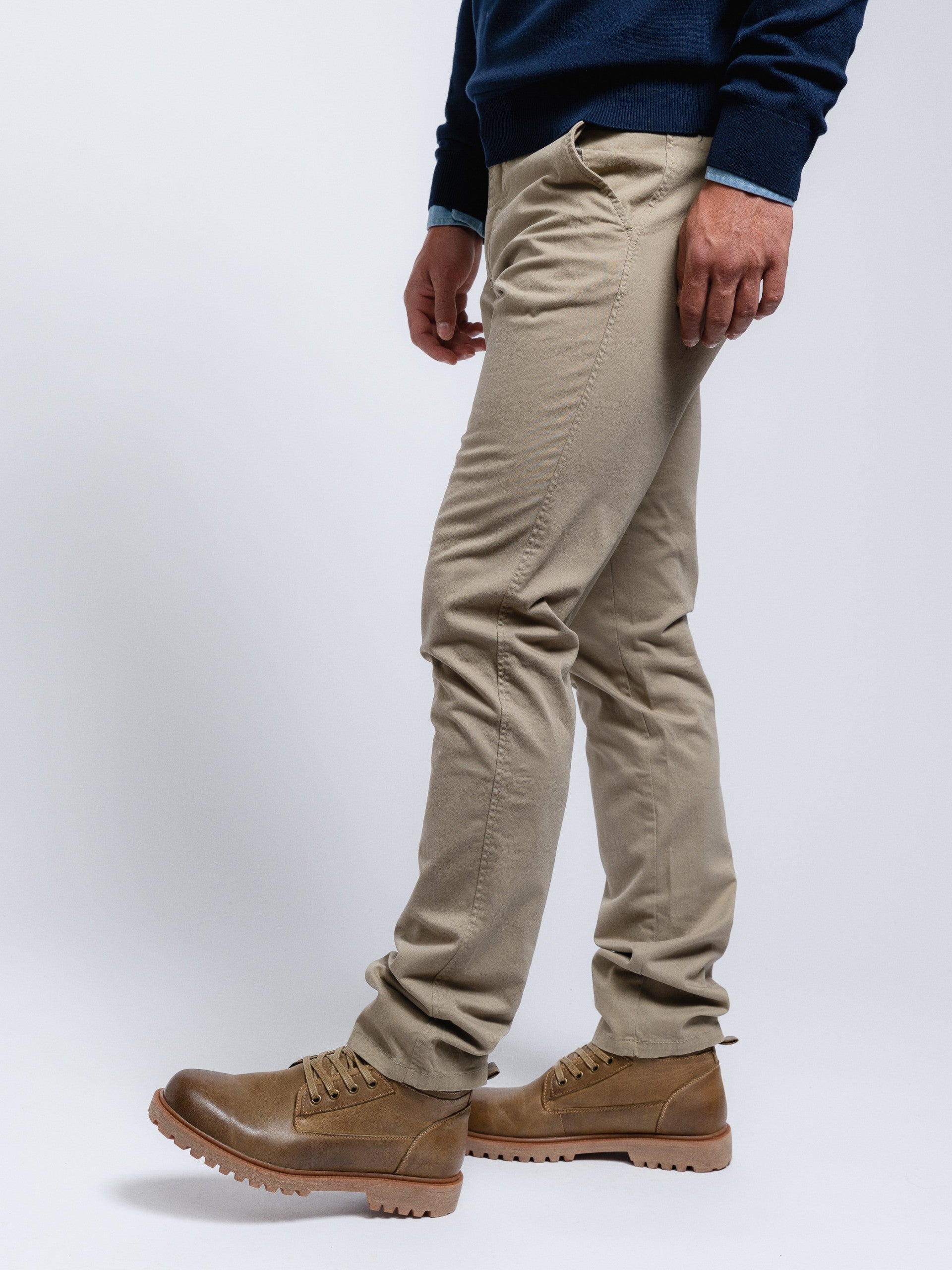 Faire,SMF, SMF Khaki Slim Fit Chino Pant, Tan, 35W-34L-Tag36