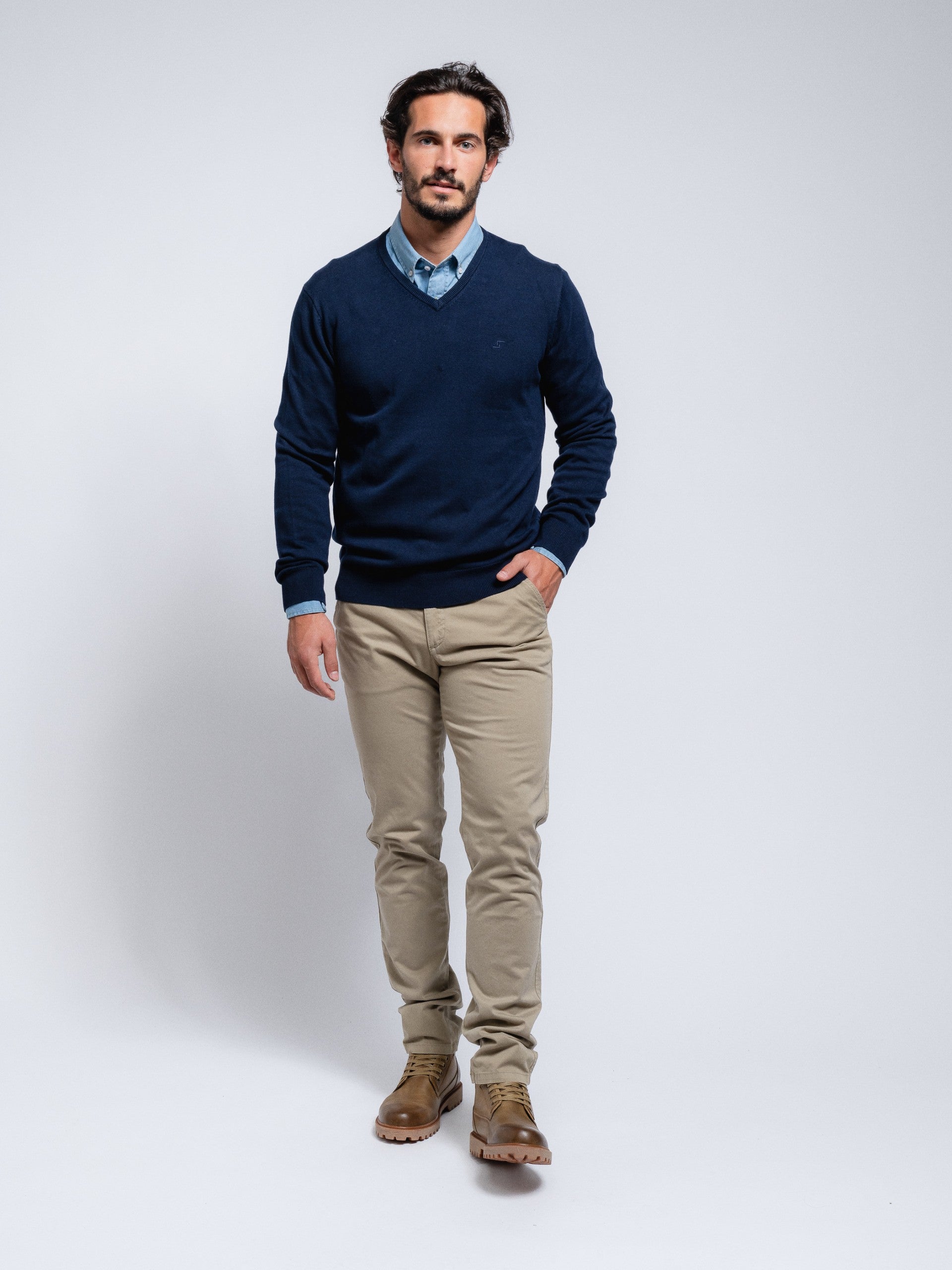 Faire,SMF, SMF Khaki Slim Fit Chino Pant, Tan, 32W-34L-Tag32