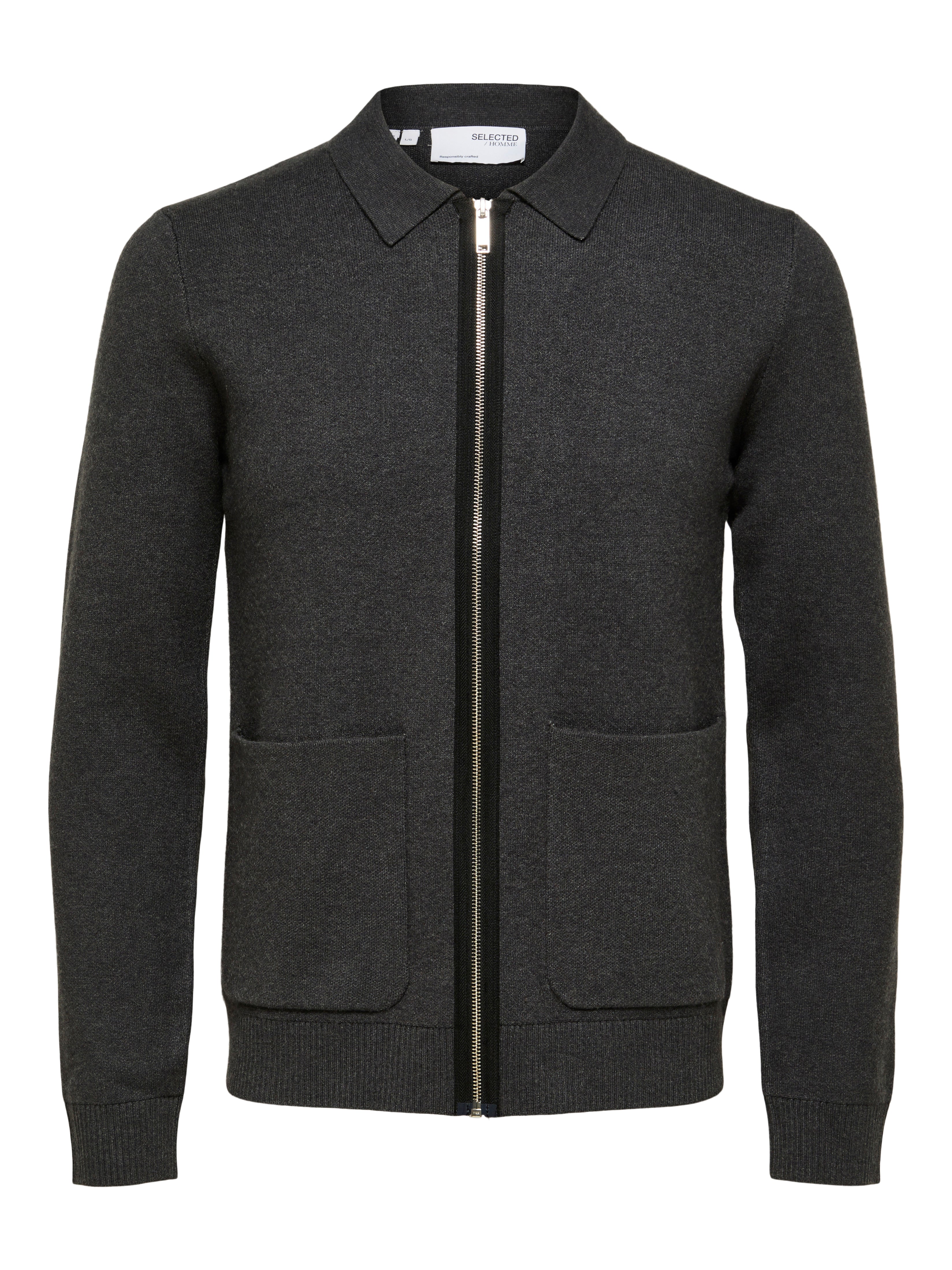 Wholesale,Selected Homme, Selected Homme Dark Green Knit Full Zip Cardigan, Green, Extra Small-36-TagS