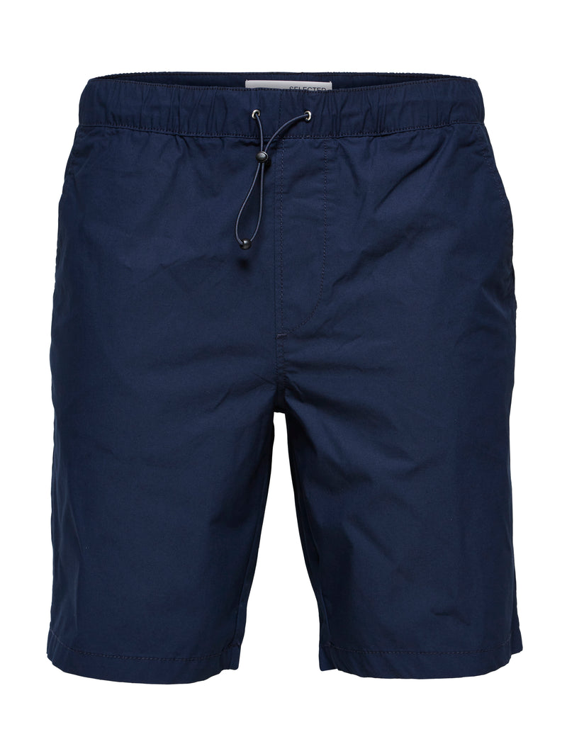 Selected Homme Navy Nylon Flex Lightweight Shorts