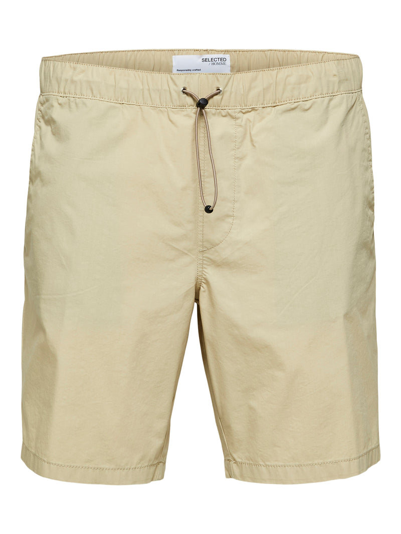 Selected Homme Tan Nylon Flex Lightweight Shorts