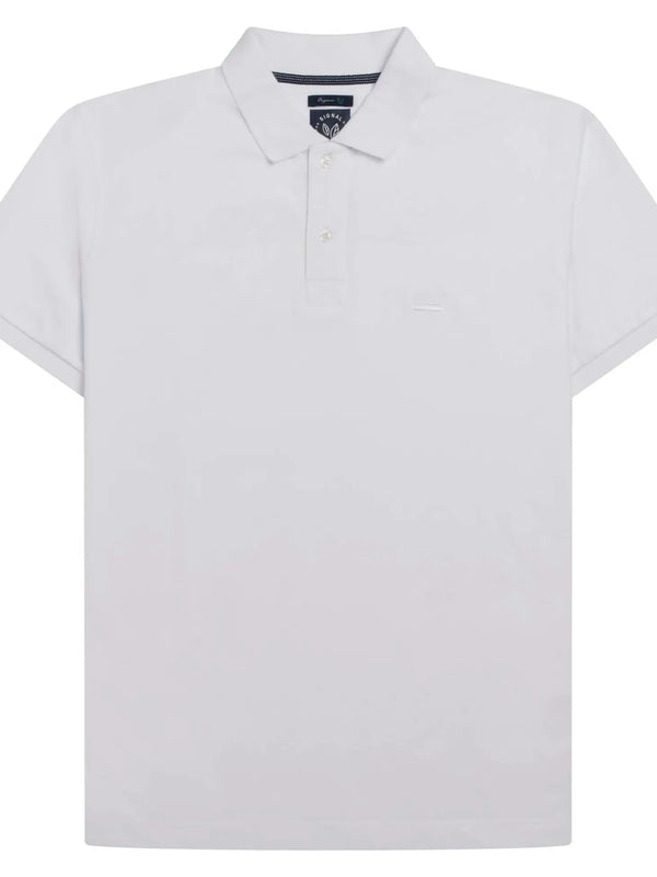 Signal Clothing White Shortsleeve Polo