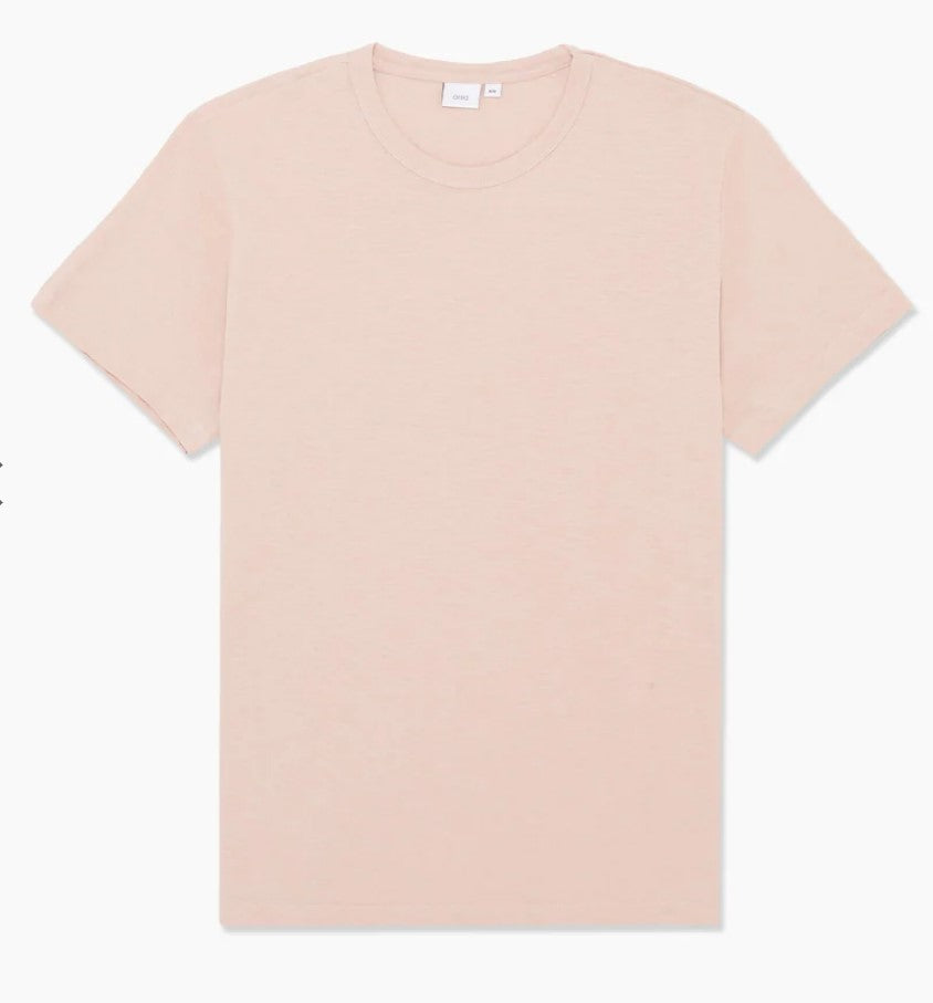 Wholesale,Onia, Onia Light Pink Slub Scallop Hem Tshirt, Pink, Large-46-TagL