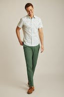Wholesale,Bonobos, Bonobos Beach Glass Floral Fest Stretch Short Sleeve Shirt, White, Medium-42-TagM