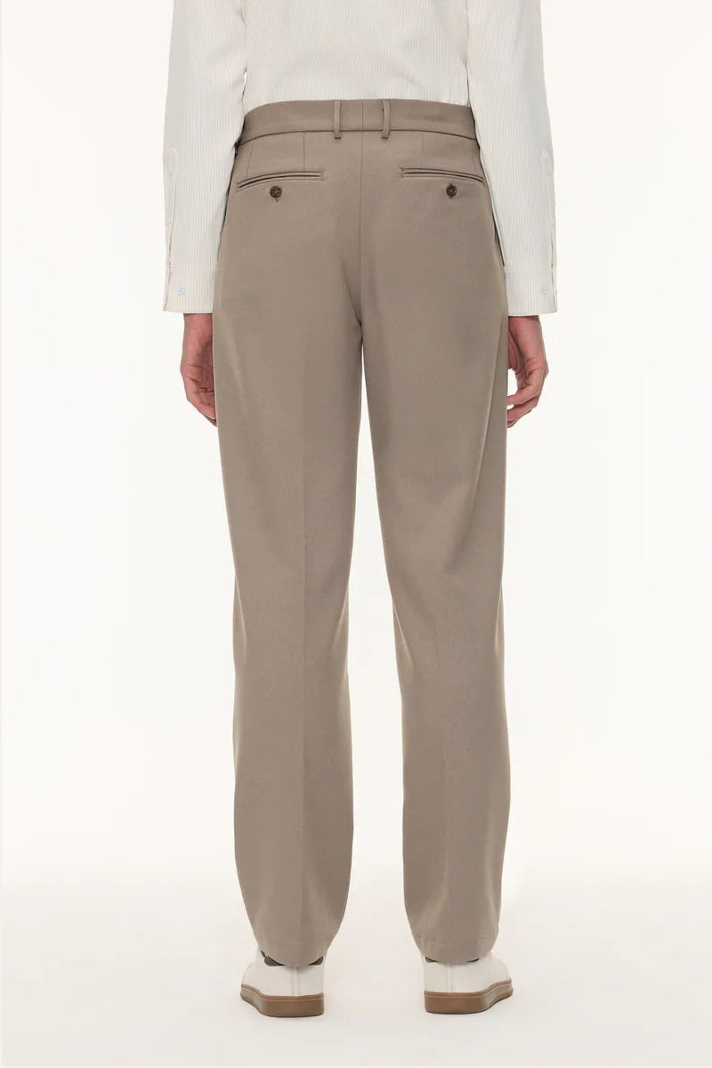 Direct From Brand,FYNE, FYNE Tan Wool-like Four-Way Stretch Suit Pants, Tan, 34W-29L-TagM36W-29L-TagL