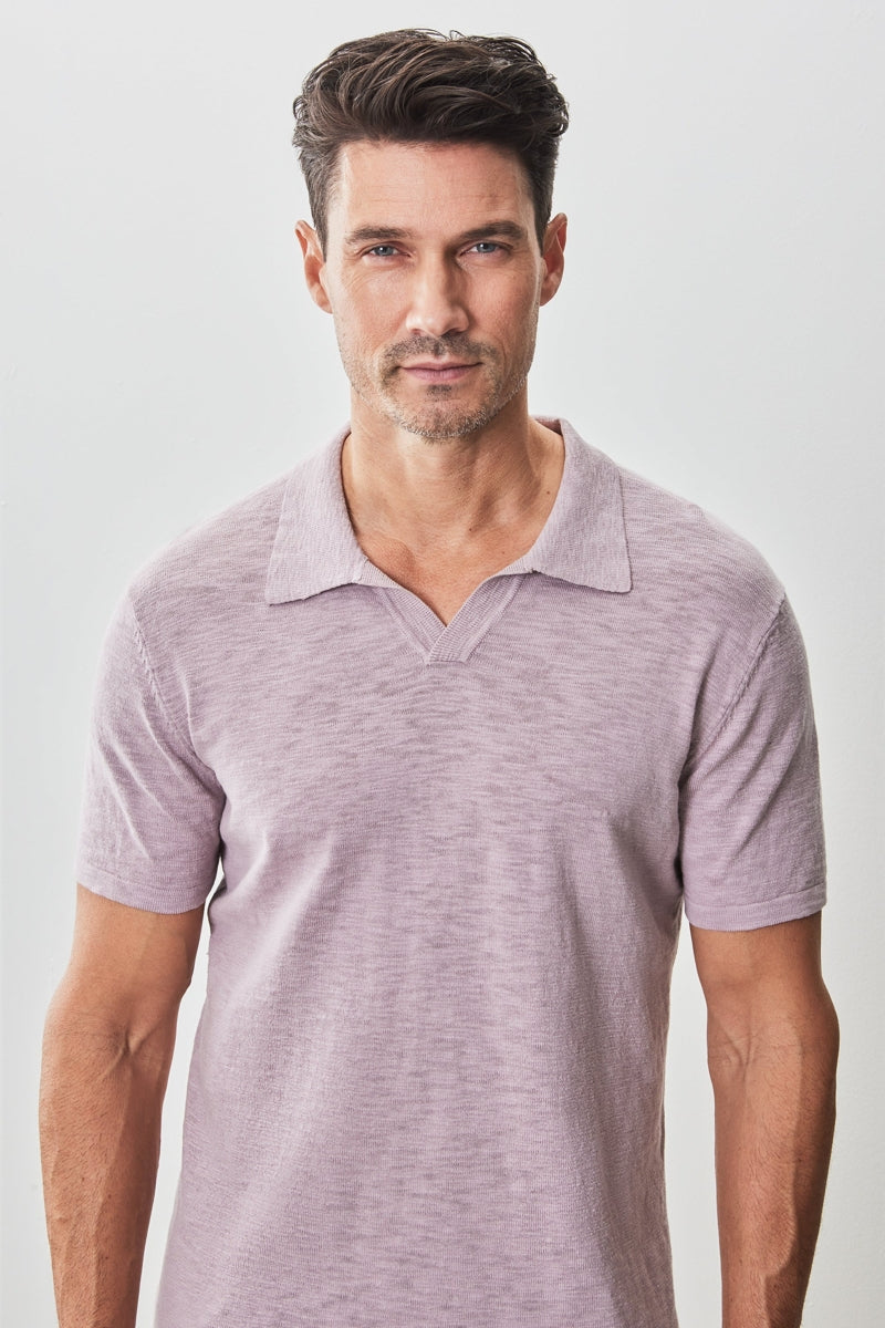 Wholesale,Robert Barakett, Robert Barakett Coral Luxurious Sweater Knit Polo, Pink, Small-40-TagSMedium-42-TagMLarge-44-TagLExtra Large-46-TagXLExtra Extra Large-49-TagXXL