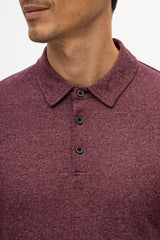 Julian & Mark Burgundy Short Sleeve Polo