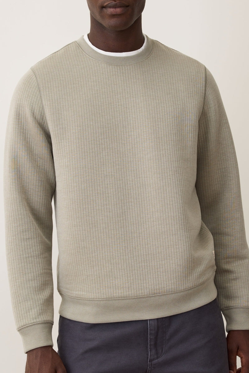 Wholesale,Marine Layer, Marine Layer Taupe Corbet Vertical Quilted Sweatshirt, Tan, Extra Large-50-TagXL