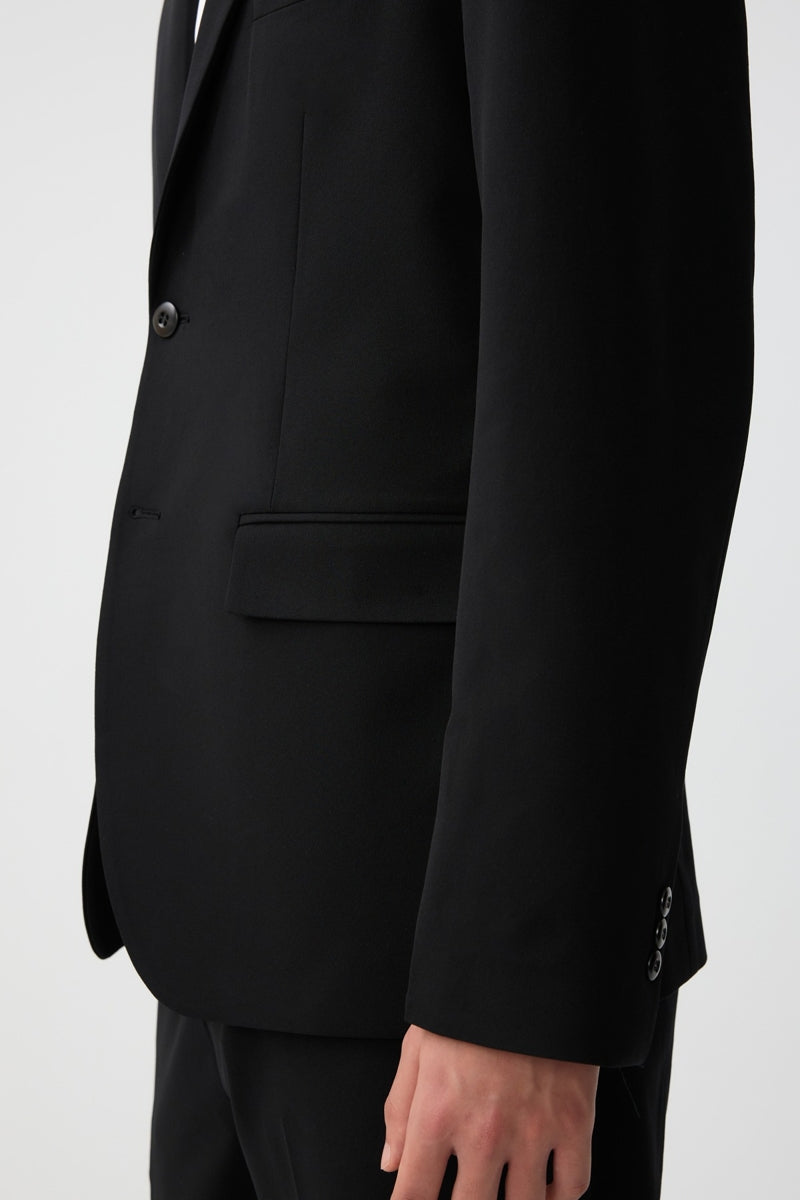 Direct From Brand,FYNE, FYNE Black Four-way Stretch Performance Blazer, Black, Small-39-TagS