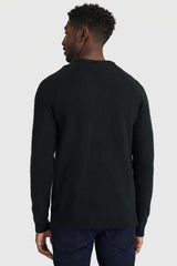 True Classic Black Crew Neck Sweater